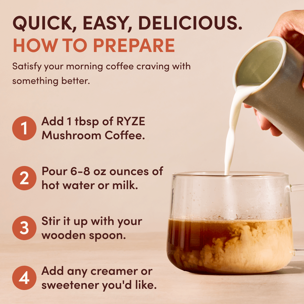 RYZE Mushroom Coffee 30 Servings